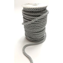 Açık Gri Kordon İp 6 mm  1 mt