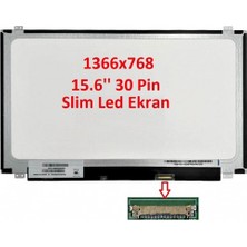 Ni-On Dell Inspiron 15-3000 uyumlu LCD Ekran - Panel (15.6" Slim 30 Pin Parlak)