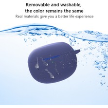 Yue Store Realme Tomurcukları Için Kulaklık Silikon Kasası 3 Beyaz (Yurt Dışından)