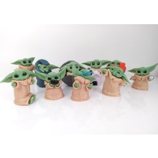 Hd Marketim Star Wars Baby Yoda Karakter Mini Figür 10 Lu Set Oyuncak 6cm