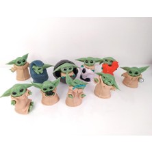 Hd Marketim Star Wars Baby Yoda Karakter Mini Figür 10 Lu Set Oyuncak 6cm