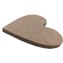 Güneşim Dekor Ham Mdf Kalp 13 cm