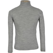 Cengiz İnler Yarım Balıkçı Düz Slim Fit Erkek Triko
