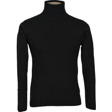 Cengiz İnler Tam Balıkçı Düz Slim Fit Erkek Triko