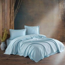 Kristal Pike Takımı Düz Boya Mavi Tek Kişilik