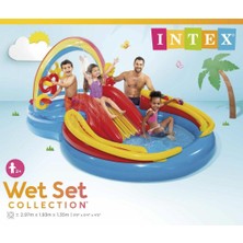 Intex 57453 Gökkuşağı Renkli Oyun Havuzu 297X193CM