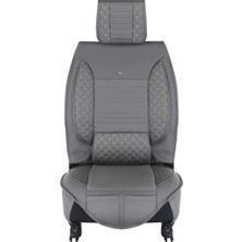 Mk Express fiat Linea Lüks Deri Oto Koltuk Kılıfı Ön arka Set Füme