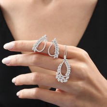 Mia Vento Effective Diamond Işıltı Buklesi Gümüş Mini Set