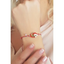 Vaoov El Yapımı Cam Çiçek Bileklik