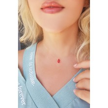 Vaoov Swarovski Taşlı Gümüş Hayalet Kolye