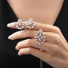 Mia Vento Effective Diamond Işıltı Yağmuru Gümüş Mini Set