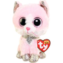 Ty Beanie Boos Pembe Peluş Kedi Fiona 16 cm