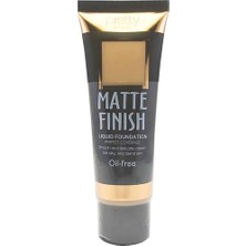 Pretty Beauty Matte Finish Liquid Yağsız Fondöten No:2