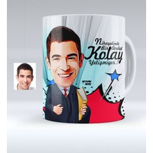 BK Kişiye Özel Bay Avukat Karikatürlü Beyaz Kupa Bardak - 1