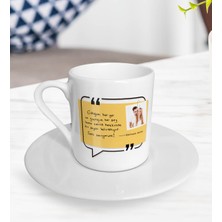 BK Kişiye Özel Kendi El Yazın Mesajlı Fotoğraflı Türk Kahvesi Fincanı-1