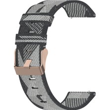 ZHKJ Shop Honor Watch Dream Için 22MM Naylon Dokuma Watch Band Gray (Yurt Dışından)
