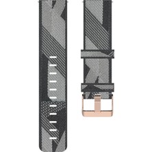 ZHKJ Shop Honor Watch Dream Için 22MM Naylon Dokuma Watch Band Gray (Yurt Dışından)
