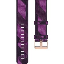 ZHKJ Shop Honor Watch Es 20MM Naylon Dokuma Watch Band Mor (Yurt Dışından)