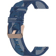 ZHKJ Shop Honor Watch Es 20MM Naylon Dokuma Watch Band Mavi (Yurt Dışından)