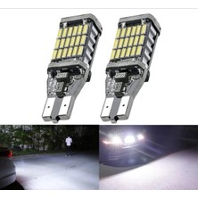 Eraks T15 W16W Canbus 45 LED Beyaz Geri Vites Park Ampülü (2 Adet)