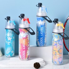 Sunsky 401-500ML Yaz Açık Mekan Soğuk Pe Sprey Kupası Graffiti Cian-Mavi (Yurt Dışından)