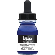 Liquitex : Professional Akrilik Mürekkep : 30 ml : Phthalocyanine Blue Green Shade 316