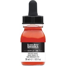 Liquitex : Professional Akrilik Mürekkep : 30 ml : Vivid Red Orange 620