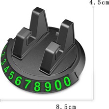 Xcspace Yaratıcı Araba Cep Telefonu Braketi Araba Geçici Park Plakası Hareketli Araba Plakası Dönebilen Navigasyon Cep Telefonu Tutucusu (Yurt Dışından)