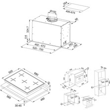 Franke Fbfe Wh Matt A70 Aspiratör Fhns 705 4g Tc Wh C Ocak Fsl 86 H Wh Fırın Beyaz Ankastre Set​