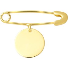 Bilezikci Yazı Yazılabilen Altın Çengelli Iğne