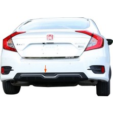 Paşa Tuning Honda Civic Fc5 Sedan (2015-2018) Modulo Arka Tampon Eki - Difüzör (Plastik)