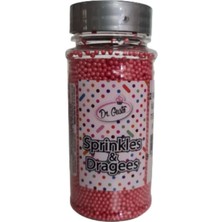 Dr. Gusto Kırmızı Boncuk Şeker 2 mm 90 gr