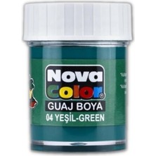 Yeşil Guaj Boya 25 ml 1 Adet Nova Color Su Bazlı 25 ml Guaj Boya Yeşil 1 Adet