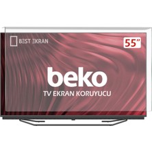 Best Ekran Beko 55" Inç 138 cm Smart LED OLED QLED Android 4K-8K Televizyon Tv Ekran Koruyucu