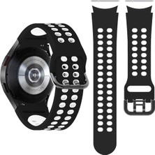 Novstrap Samsung Galaxy Watch 4 40 42 44 46 mm Uyumlu Kordon Tam Uyumlu Pimli Spor Delikli Kordon