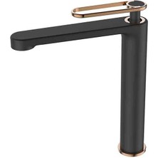 Newarc Zeta Çanak Tipi Lavabo Bataryası Siyah 671005