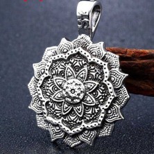 Viking Kalbin Merkezi  Enerji Simgesi  Mandala Kolye