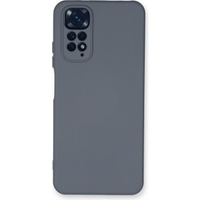 Kzy Xiaomi Redmi Note 11 Global Kapak Içi Kadife Kamera Korumalı Lansman Silikon Kılıf - Petrol Mavisi