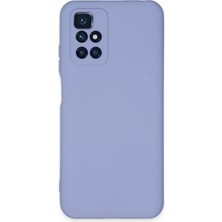 Case World Caseworld Xiaomi Redmi Note 11 4g Kapak Içi Kadife Kamera Korumalı Lansman Silikon Kılıf - Lila