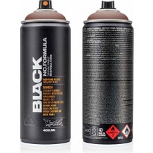 Montana : Black Akrilik Sprey Boya : 400 ml : Candy Bar BLK8250
