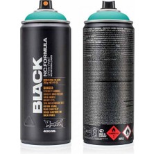 Montana : Black Akrilik Sprey Boya : 400 ml : Surgery BLK6195
