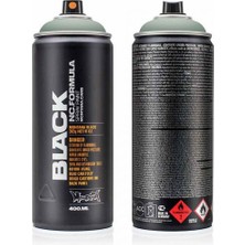 Montana : Black Akrilik Sprey Boya : 400 ml : Mist BLK6520