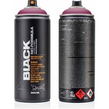 Montana : Black Akrilik Sprey Boya : 400 ml : Imperator BLK3170