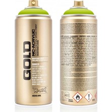 Montana : Gold Akrilik Sprey Boya : 400 ml : Lime 6030