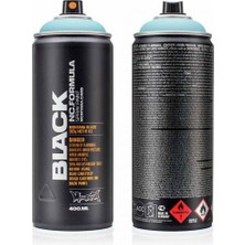 Montana : Black Akrilik Sprey Boya : 400 ml : 50% True Cyan Blk TR5010