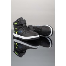 Jump Kidessa 1281-27834 Anatomik Taban  Çocuk Boğazlı Spor Ayakkabı - NKT01281-SIYAH Beyaz-29