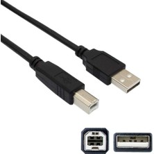 5 Metre USB Yazıcı Kablosu USB 2.0 Tip A Erkek - B Erkek USB 2.0 Printer Kablo USB A'dan B'ye 5m