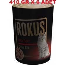 Rokus Dana Etli Kedi Konservesi 410G x 6
