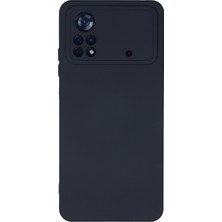 Kılıfmania Xiaomi Poco X4 Pro 5g Kapak Içi Kadife Kamera Korumalı Lansman Silikon Kılıf - Koyu Mavi