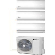 Airfel İç Ünite (LTXM25N +LTXM25N +LTXM25N ) Dış Ünite (3LMX80A) A++ 28000 BTU Multi Inverter Klima